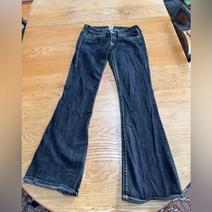 True Religion Dark Flare Jeans